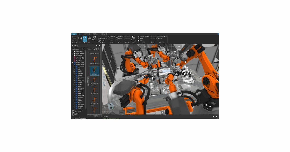 Logiciel de simulation industrielle Visual Components